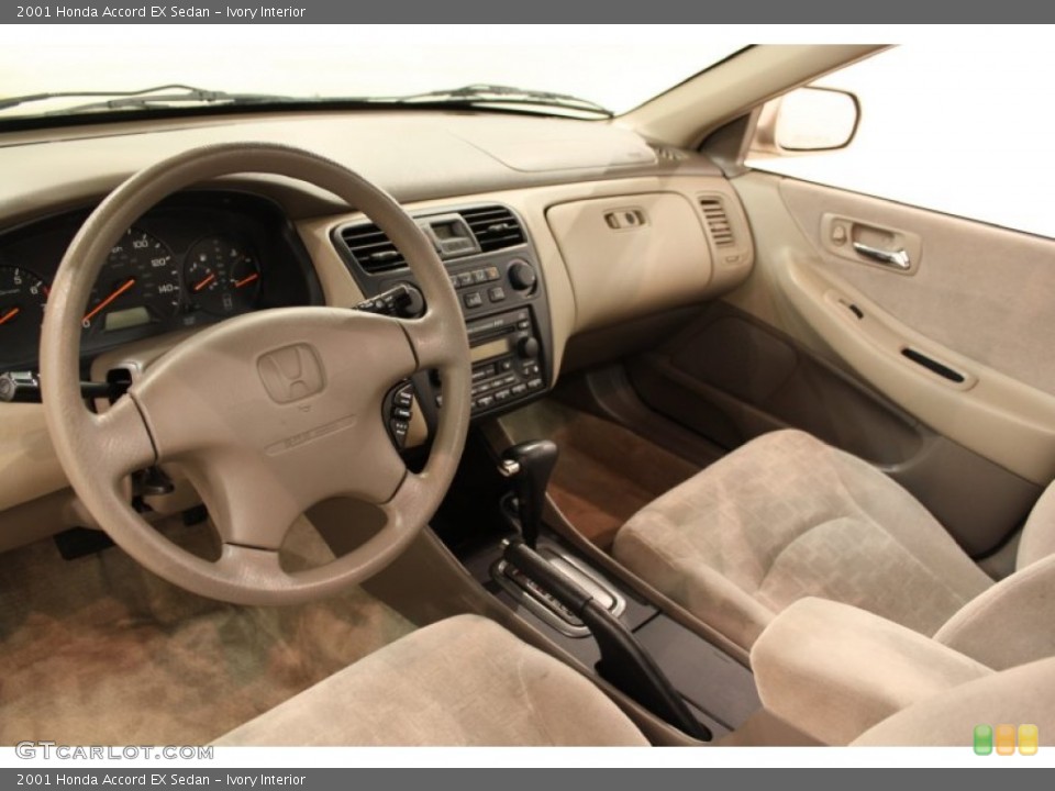Ivory Interior Dashboard for the 2001 Honda Accord EX Sedan #55580484