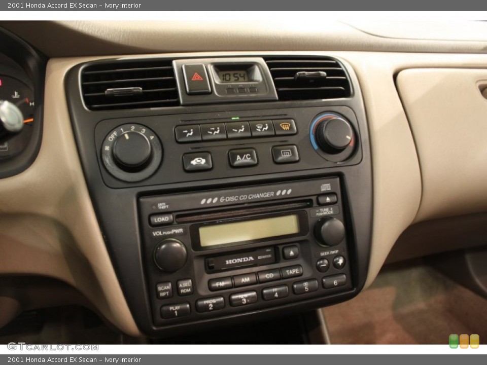 Ivory Interior Controls for the 2001 Honda Accord EX Sedan #55580499