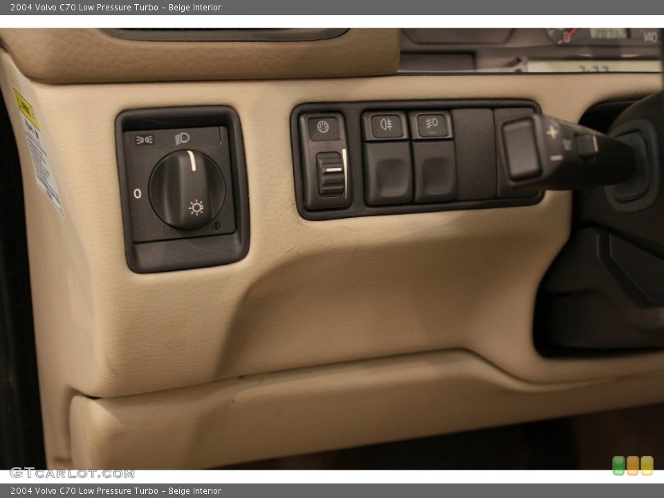 Beige Interior Controls for the 2004 Volvo C70 Low Pressure Turbo #55580643