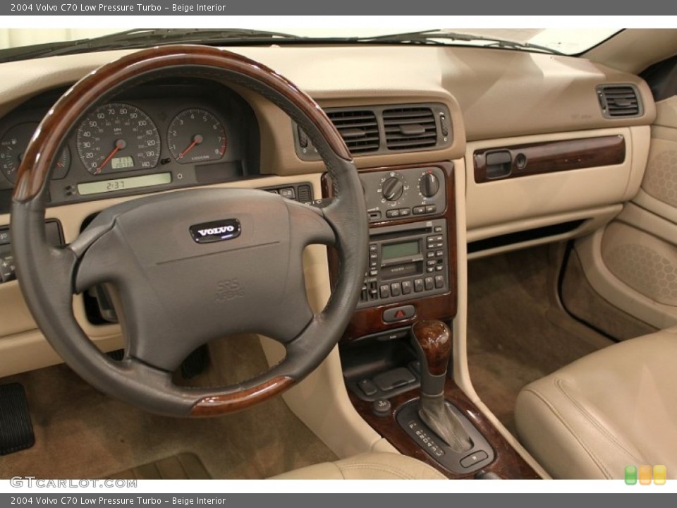 Beige Interior Dashboard for the 2004 Volvo C70 Low Pressure Turbo #55580652