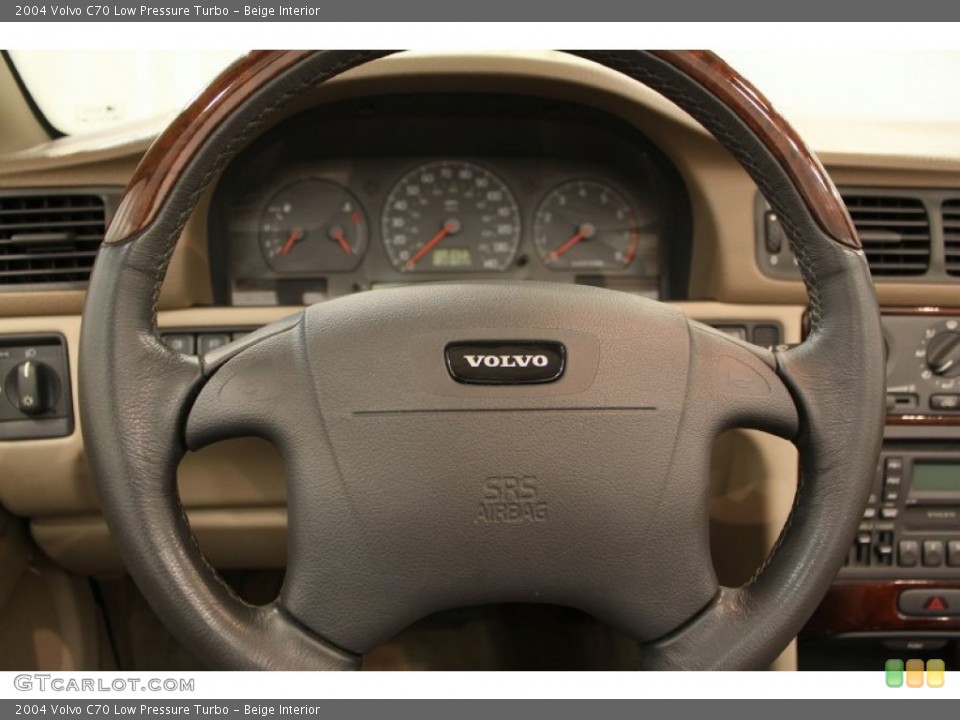 Beige Interior Steering Wheel for the 2004 Volvo C70 Low Pressure Turbo #55580667