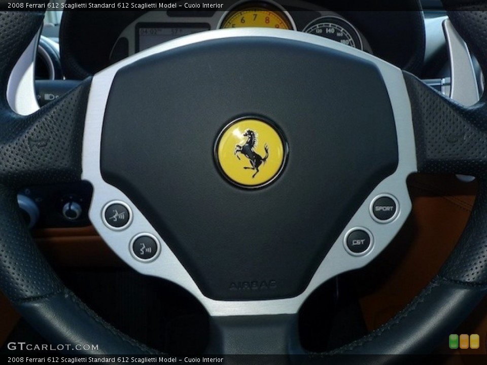 Cuoio Interior Steering Wheel for the 2008 Ferrari 612 Scaglietti  #55580991