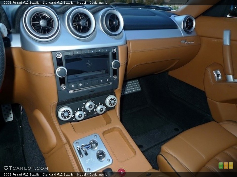 Cuoio Interior Controls for the 2008 Ferrari 612 Scaglietti  #55581009