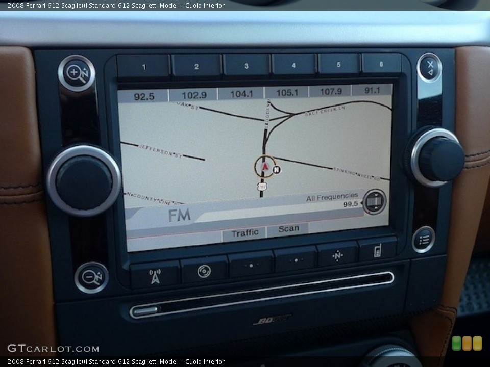 Cuoio Interior Navigation for the 2008 Ferrari 612 Scaglietti  #55581028
