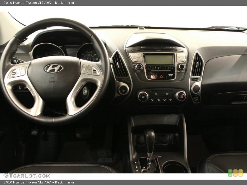 Black Interior Dashboard for the 2010 Hyundai Tucson GLS AWD #55581318