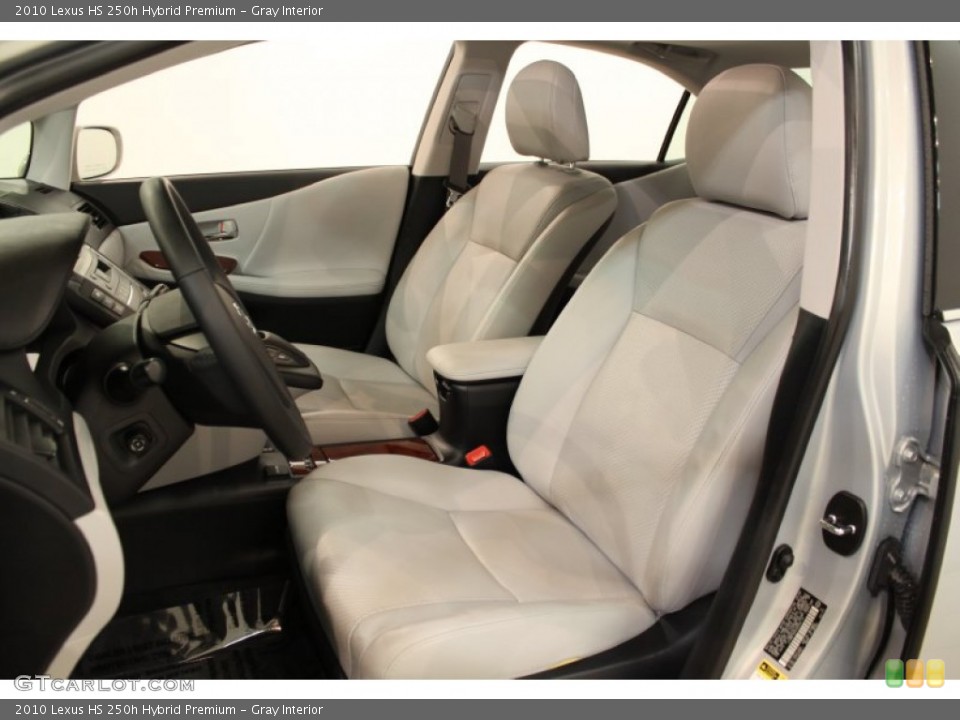 Gray Interior Photo for the 2010 Lexus HS 250h Hybrid Premium #55582123
