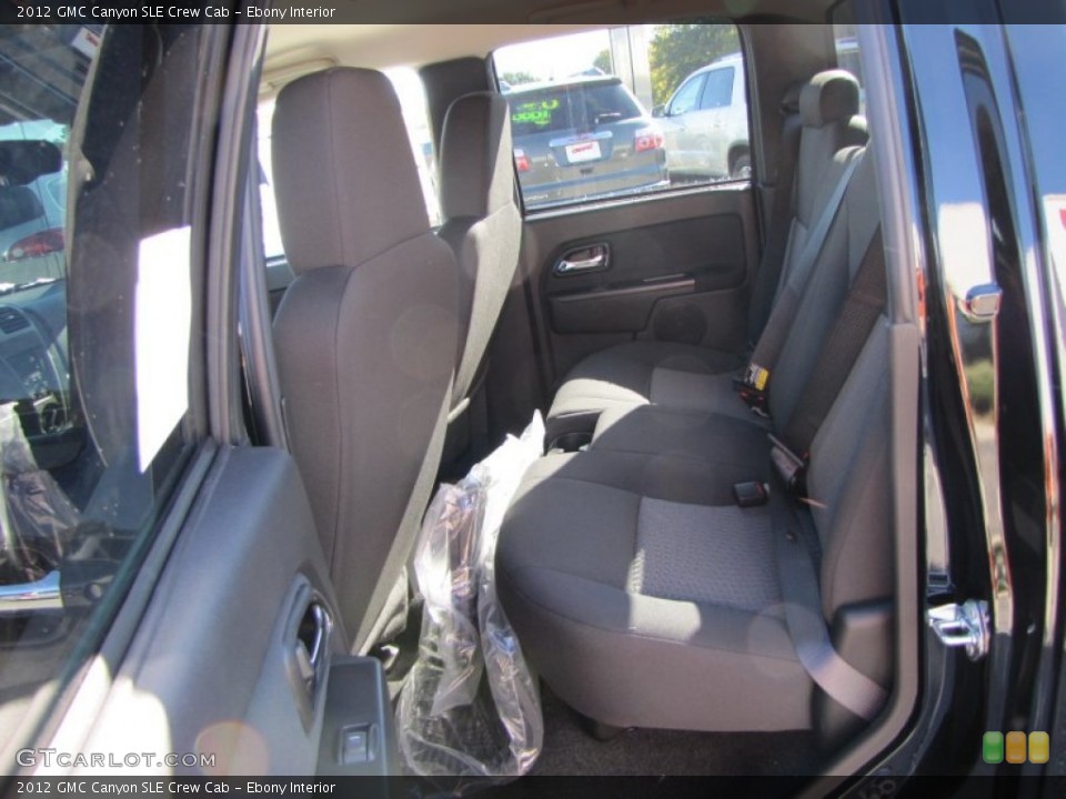 Ebony Interior Photo for the 2012 GMC Canyon SLE Crew Cab #55582312