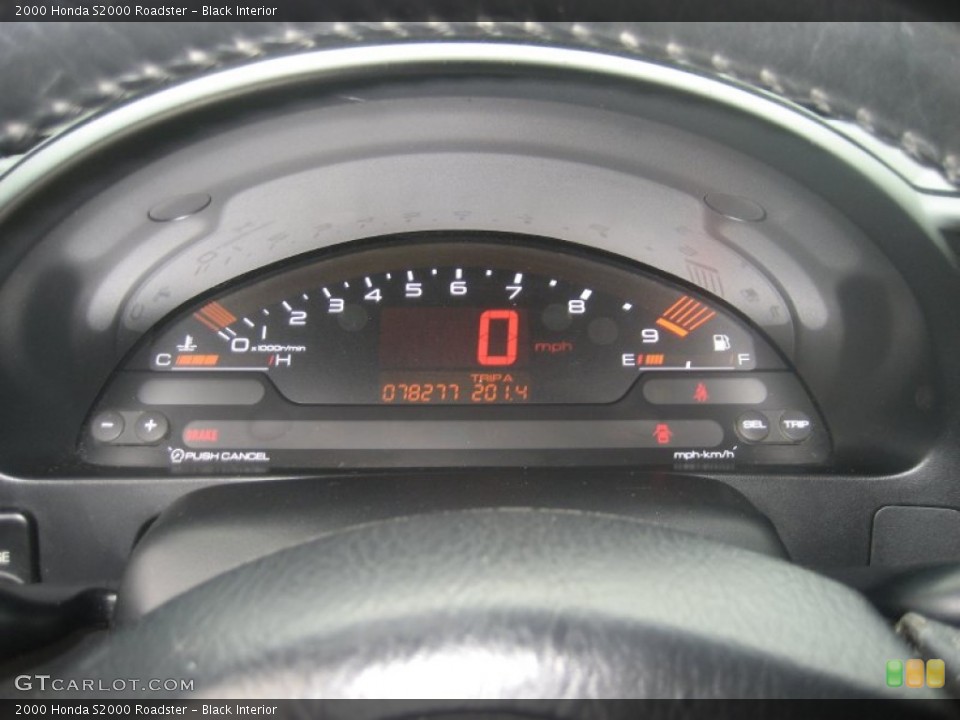 Black Interior Gauges for the 2000 Honda S2000 Roadster #55582363
