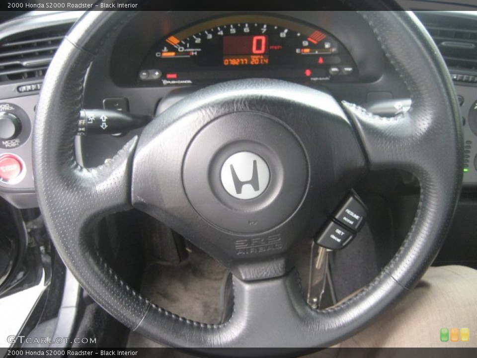 Black Interior Steering Wheel for the 2000 Honda S2000 Roadster #55582375