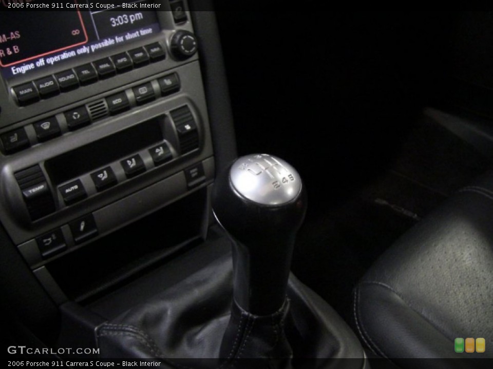 Black Interior Transmission for the 2006 Porsche 911 Carrera S Coupe #55582558
