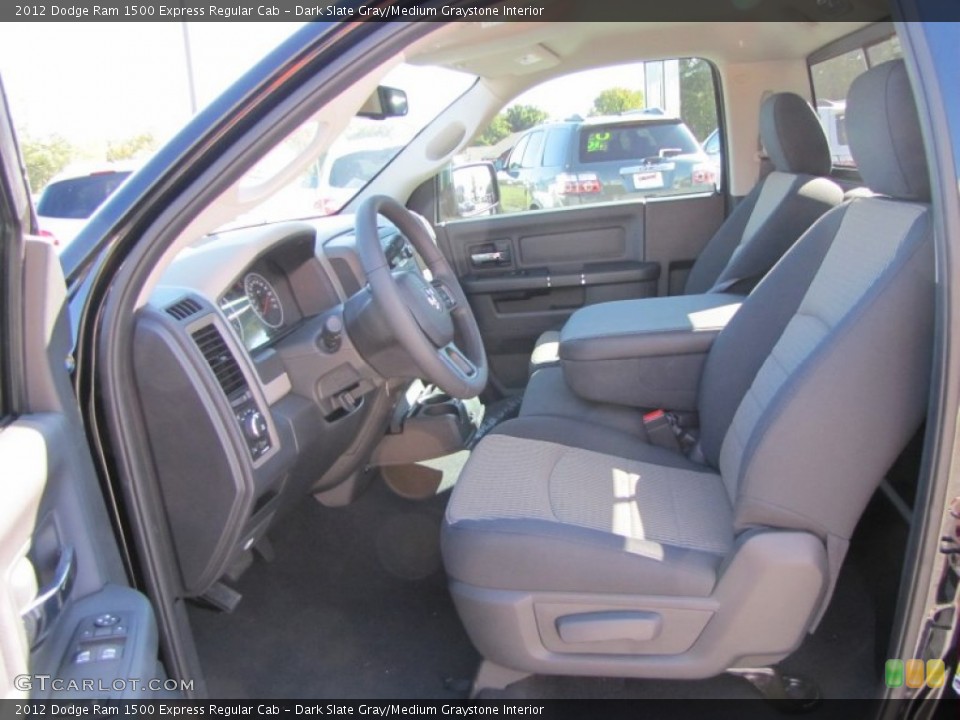 Dark Slate Gray/Medium Graystone Interior Photo for the 2012 Dodge Ram 1500 Express Regular Cab #55582699