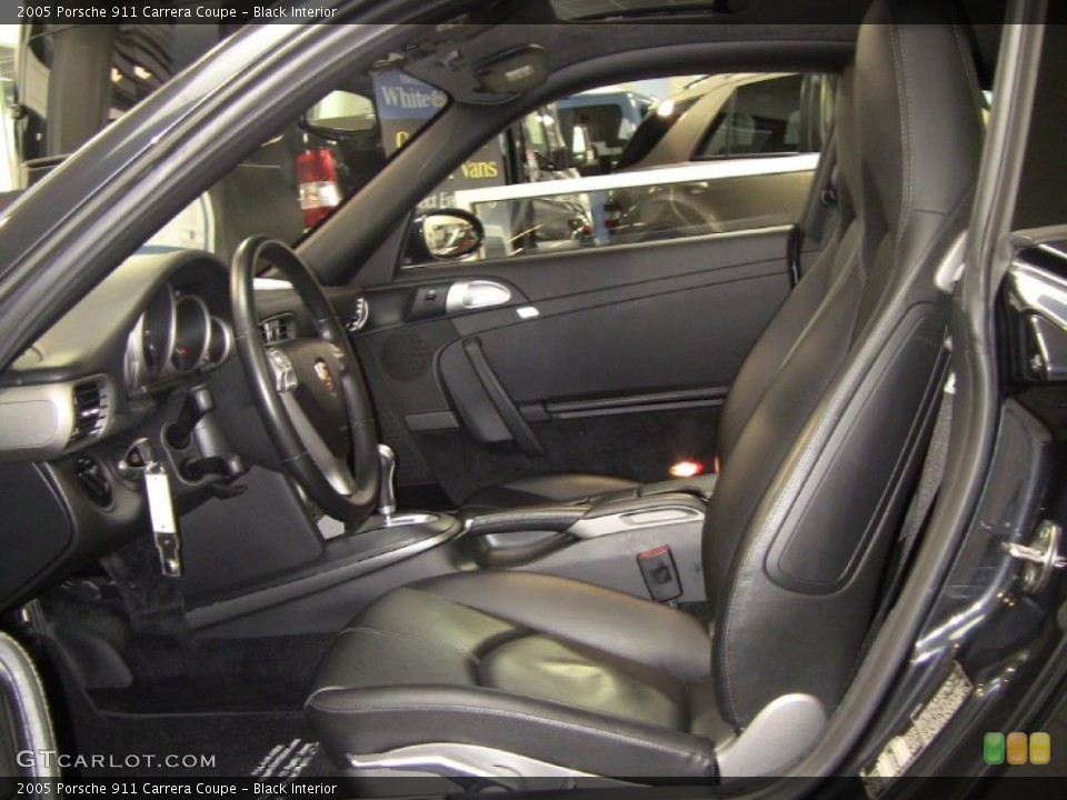 Black Interior Photo for the 2005 Porsche 911 Carrera Coupe #55582891