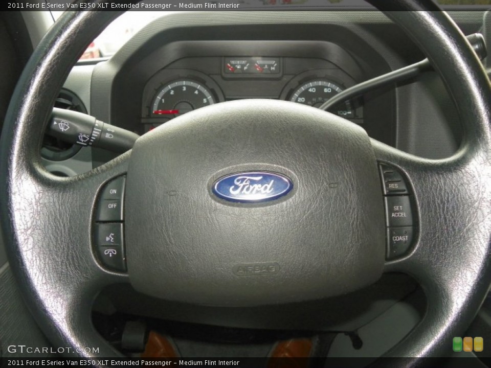 Medium Flint Interior Steering Wheel for the 2011 Ford E Series Van E350 XLT Extended Passenger #55583611