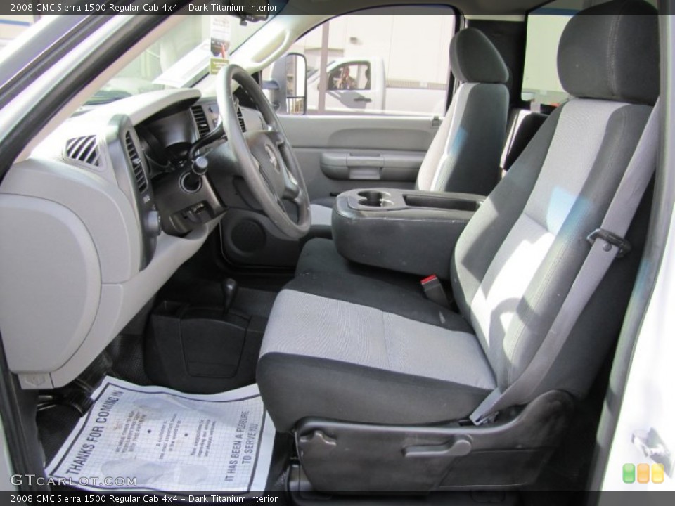 Dark Titanium Interior Photo for the 2008 GMC Sierra 1500 Regular Cab 4x4 #55584391