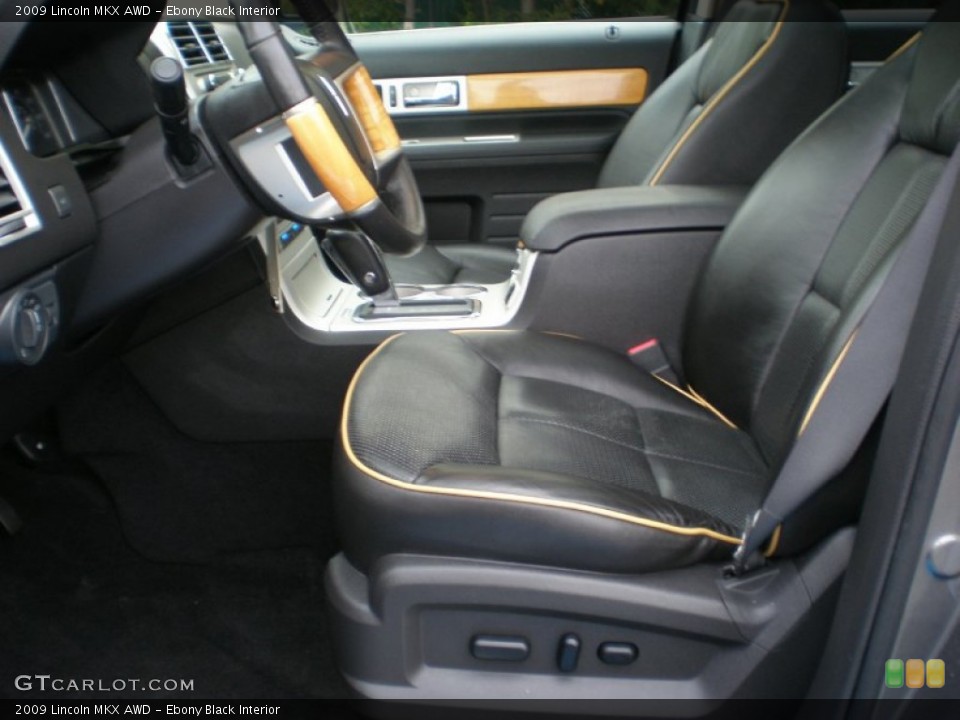 Ebony Black Interior Photo for the 2009 Lincoln MKX AWD #55584430