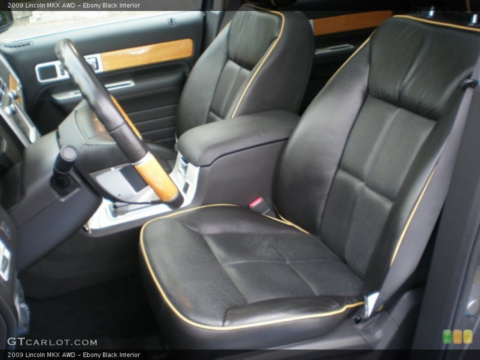 Ebony Black Interior Photo for the 2009 Lincoln MKX AWD #55584436
