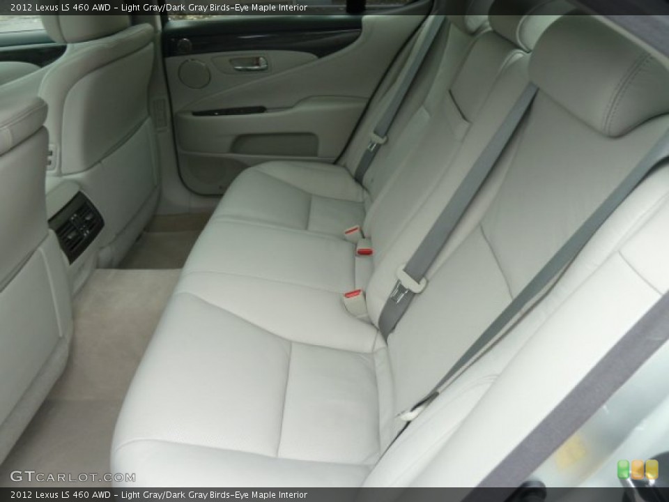 Light Gray/Dark Gray Birds-Eye Maple Interior Photo for the 2012 Lexus LS 460 AWD #55585318