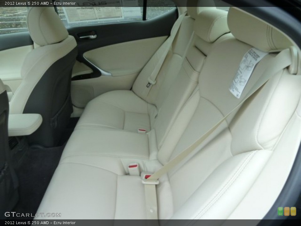 Ecru Interior Photo for the 2012 Lexus IS 250 AWD #55585432