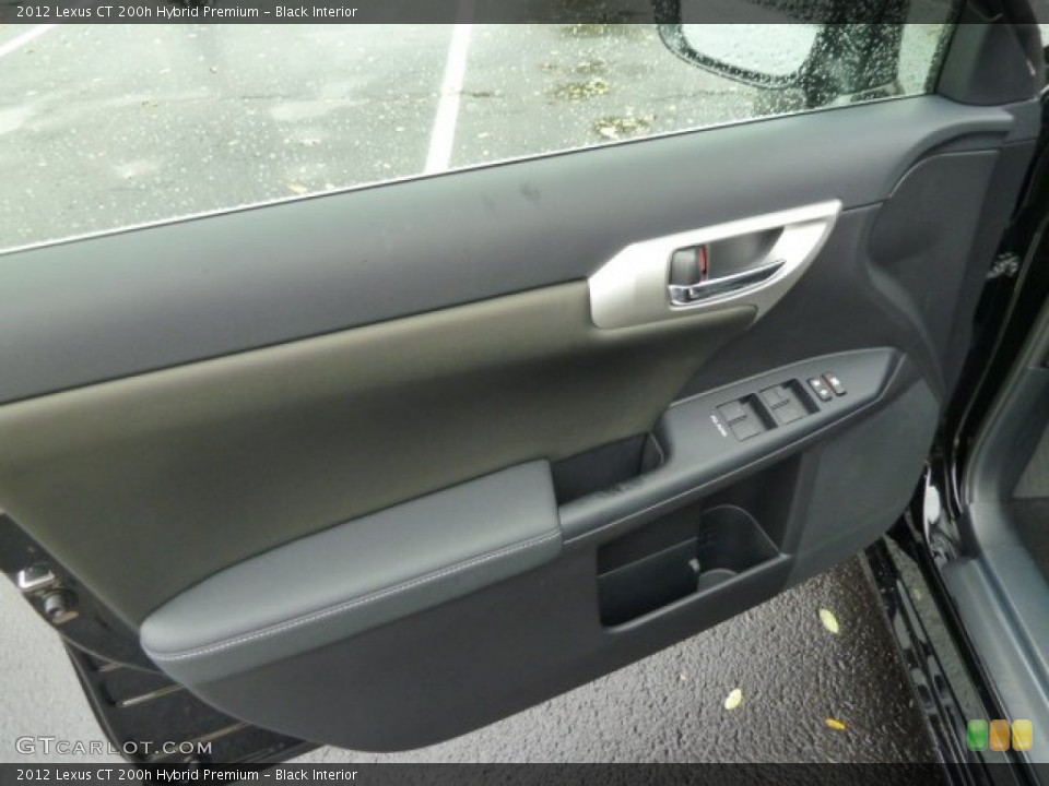 Black Interior Door Panel for the 2012 Lexus CT 200h Hybrid Premium #55585693