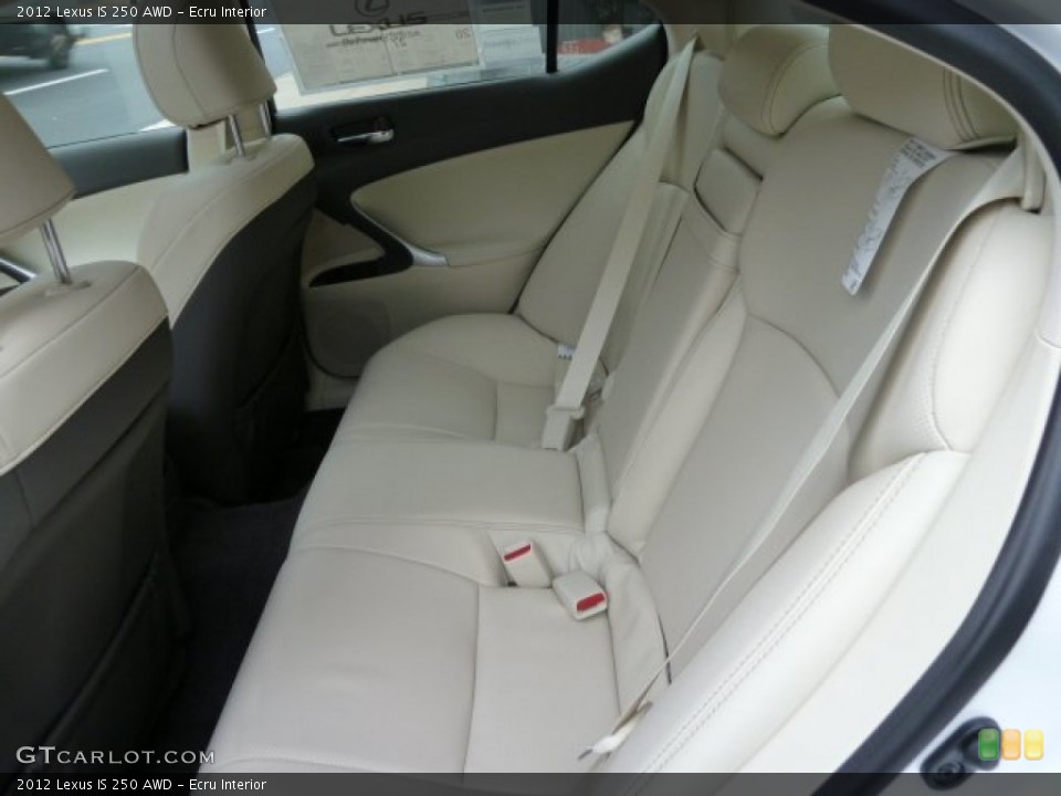 Ecru Interior Photo for the 2012 Lexus IS 250 AWD #55585798