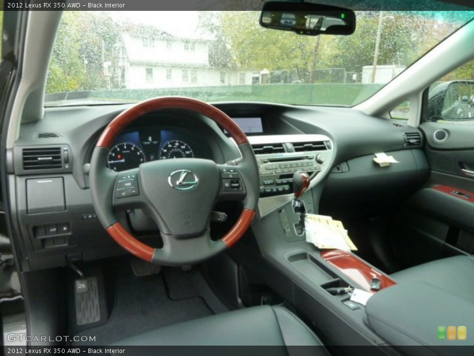 Black Interior Photo for the 2012 Lexus RX 350 AWD #55585927