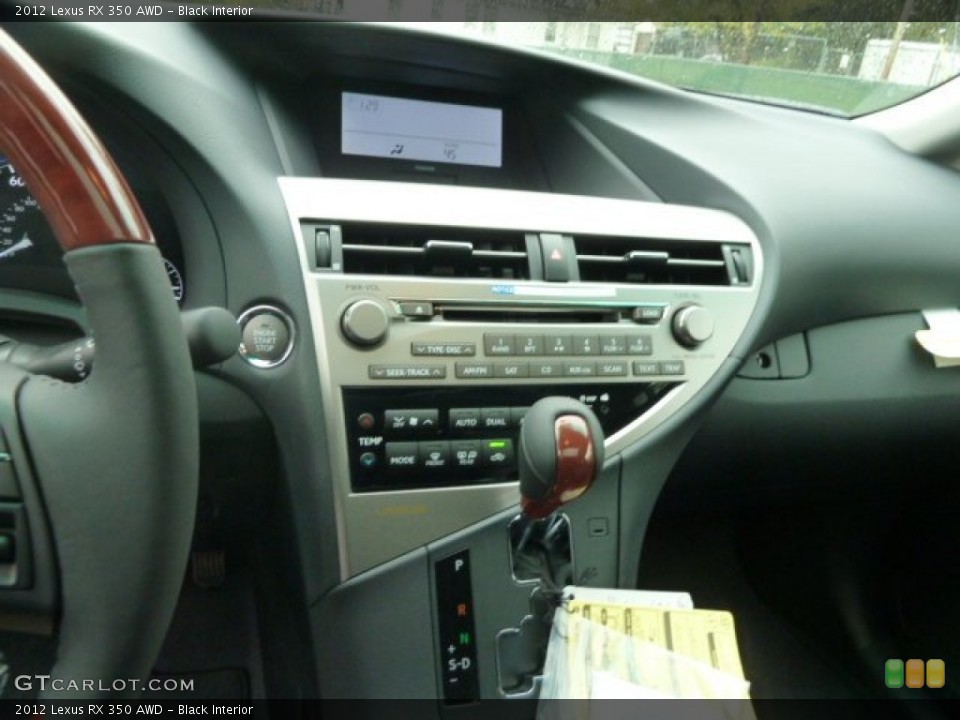 Black Interior Controls for the 2012 Lexus RX 350 AWD #55585963