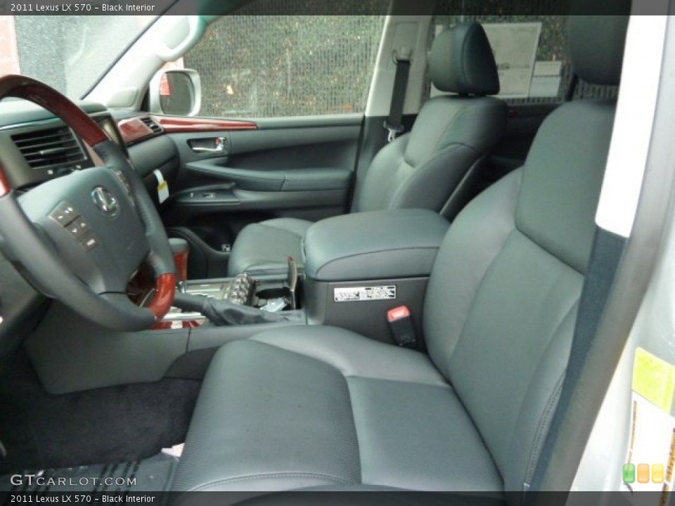 Black Interior Photo for the 2011 Lexus LX 570 #55586140
