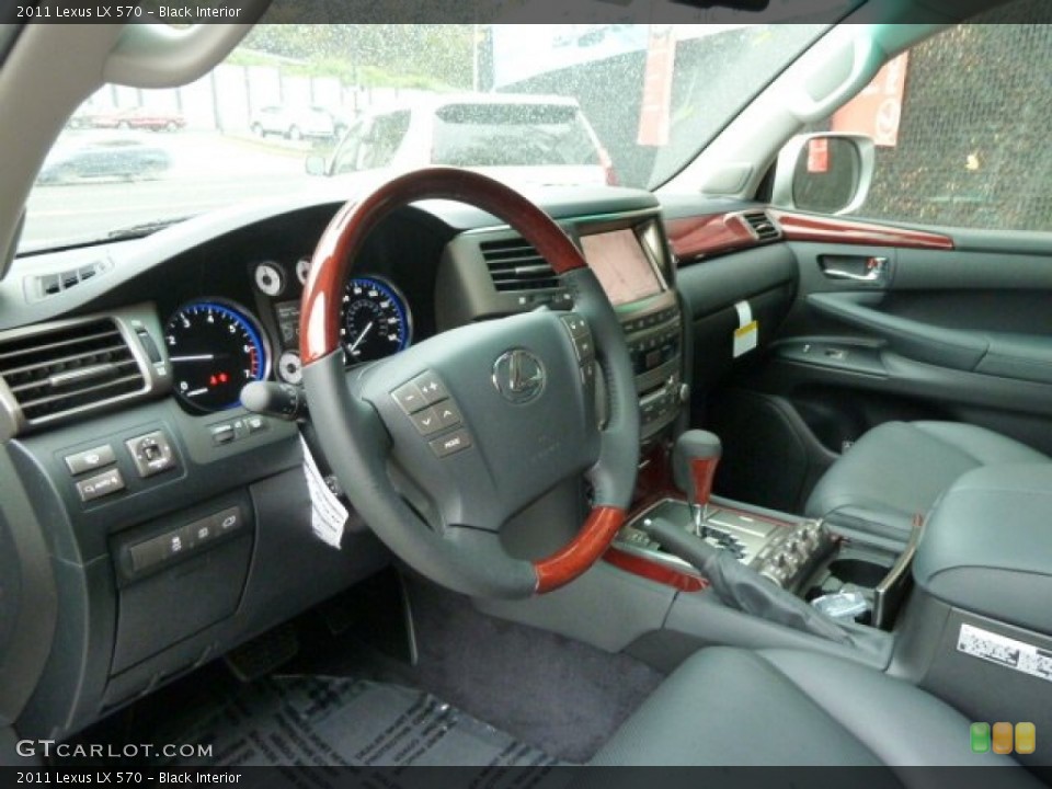 Black Interior Photo for the 2011 Lexus LX 570 #55586164