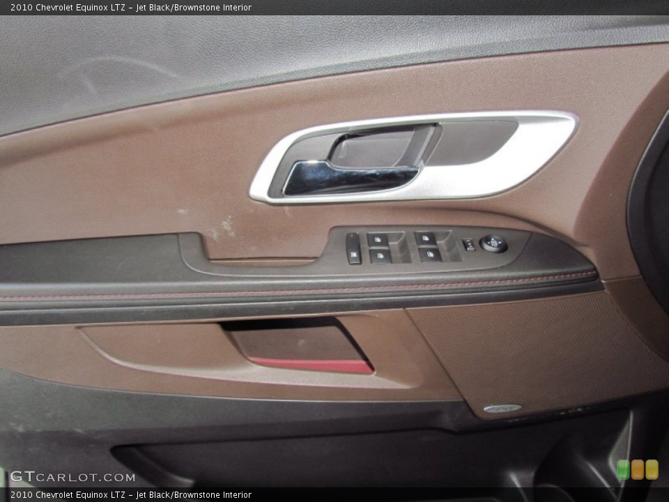 Jet Black/Brownstone Interior Door Panel for the 2010 Chevrolet Equinox LTZ #55586215