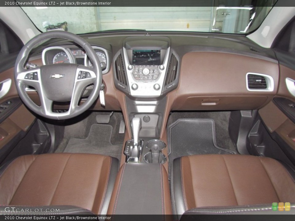 Jet Black/Brownstone Interior Dashboard for the 2010 Chevrolet Equinox LTZ #55586221