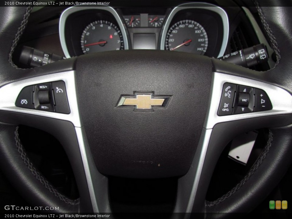 Jet Black/Brownstone Interior Gauges for the 2010 Chevrolet Equinox LTZ #55586233
