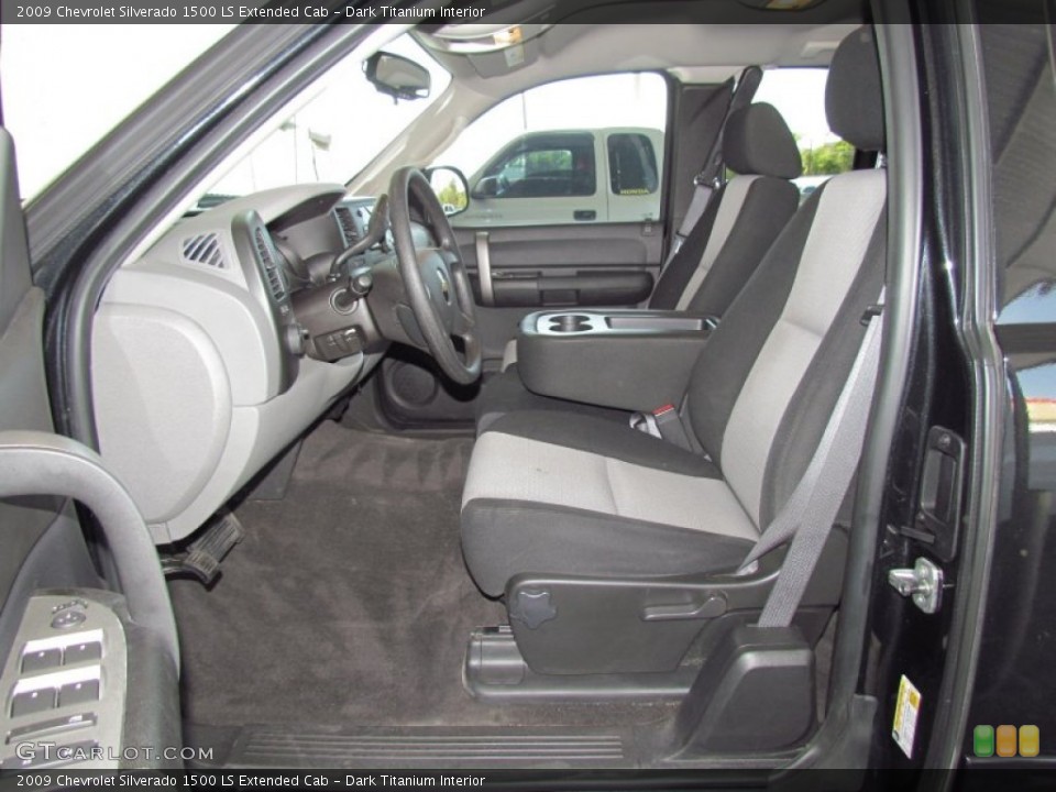 Dark Titanium Interior Photo for the 2009 Chevrolet Silverado 1500 LS Extended Cab #55586341
