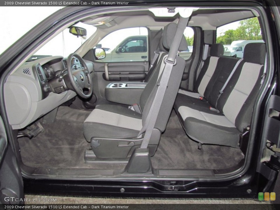 Dark Titanium Interior Photo for the 2009 Chevrolet Silverado 1500 LS Extended Cab #55586347