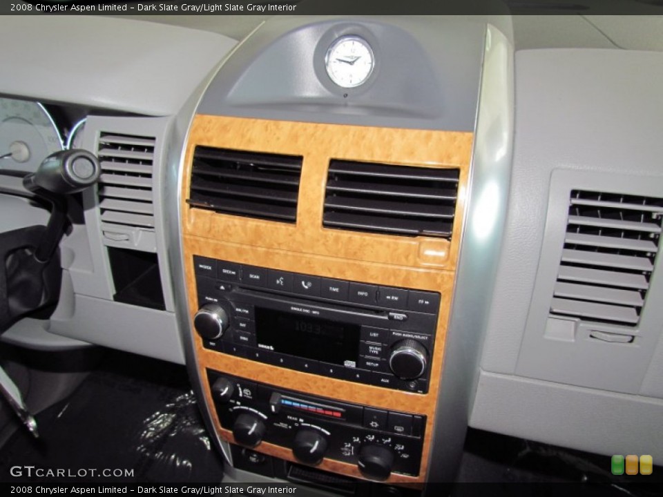 Dark Slate Gray/Light Slate Gray Interior Controls for the 2008 Chrysler Aspen Limited #55586644