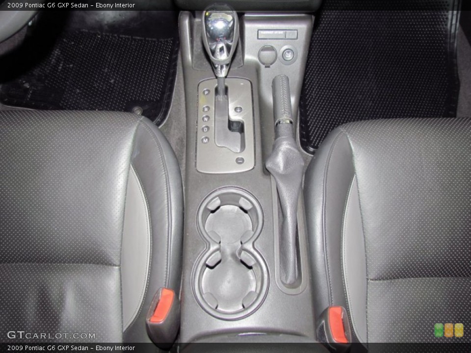 Ebony Interior Transmission for the 2009 Pontiac G6 GXP Sedan #55586902