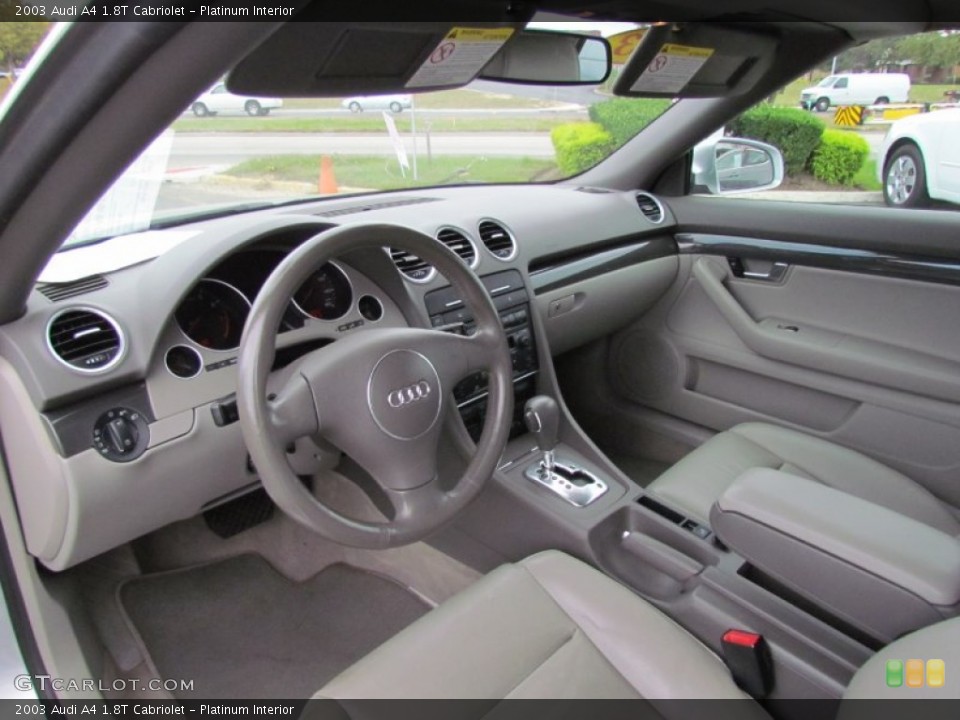 Platinum Interior Prime Interior for the 2003 Audi A4 1.8T Cabriolet #55588105