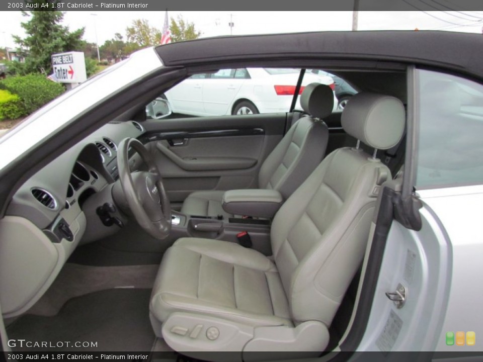 Platinum Interior Photo for the 2003 Audi A4 1.8T Cabriolet #55588111