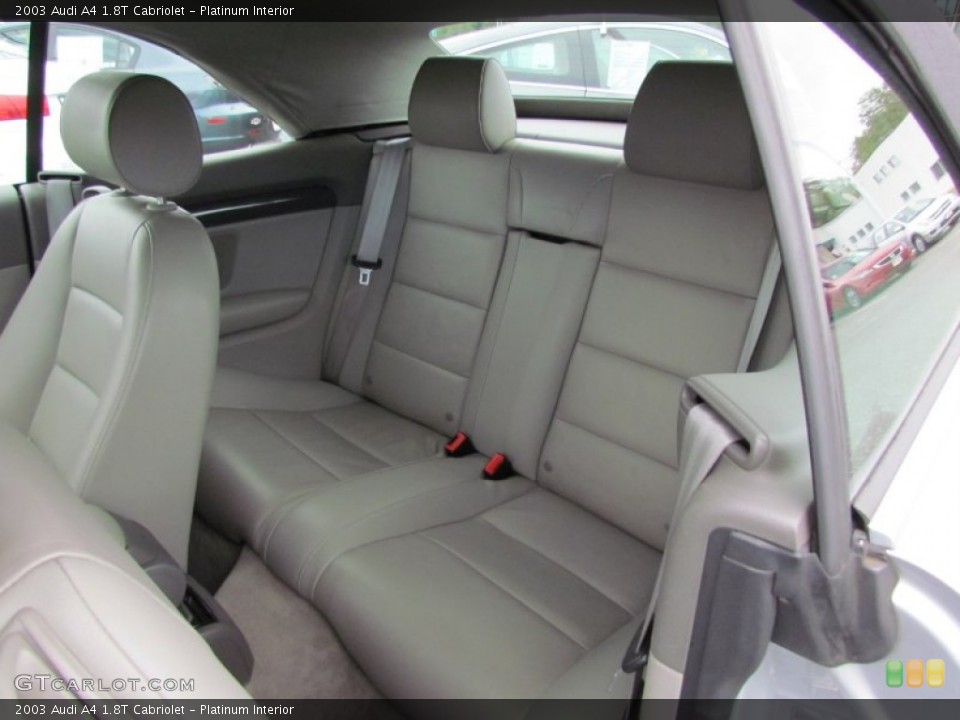 Platinum Interior Photo for the 2003 Audi A4 1.8T Cabriolet #55588129
