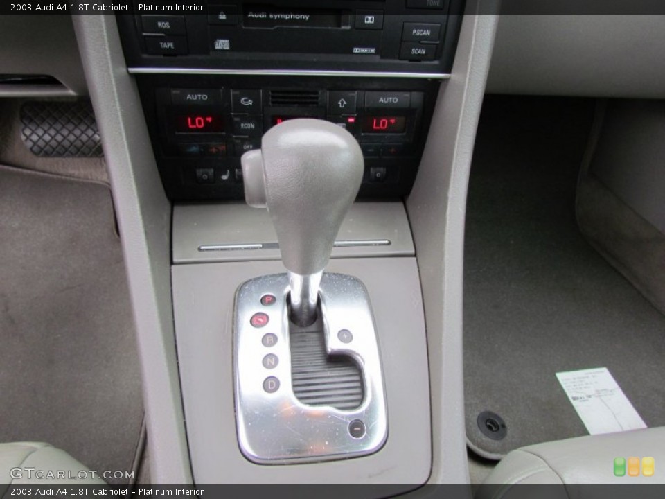 Platinum Interior Transmission for the 2003 Audi A4 1.8T Cabriolet #55588144