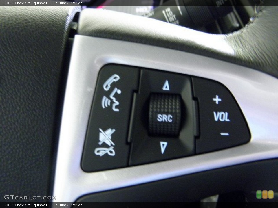 Jet Black Interior Controls for the 2012 Chevrolet Equinox LT #55588177