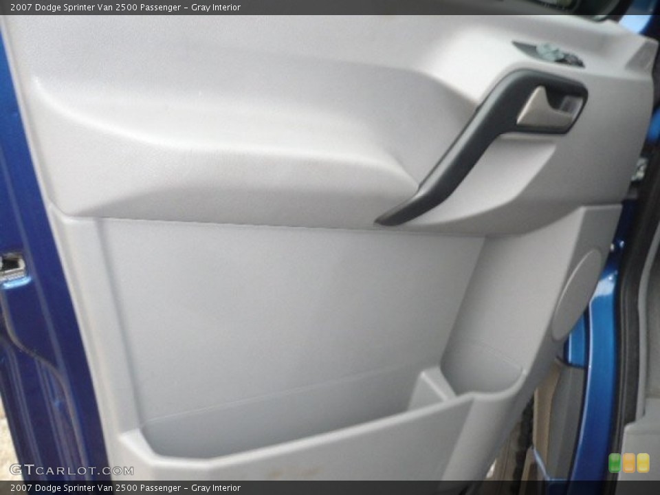 Gray Interior Door Panel for the 2007 Dodge Sprinter Van 2500 Passenger #55588336