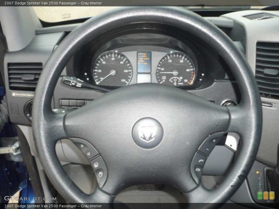 Gray Interior Steering Wheel for the 2007 Dodge Sprinter Van 2500 Passenger #55588360