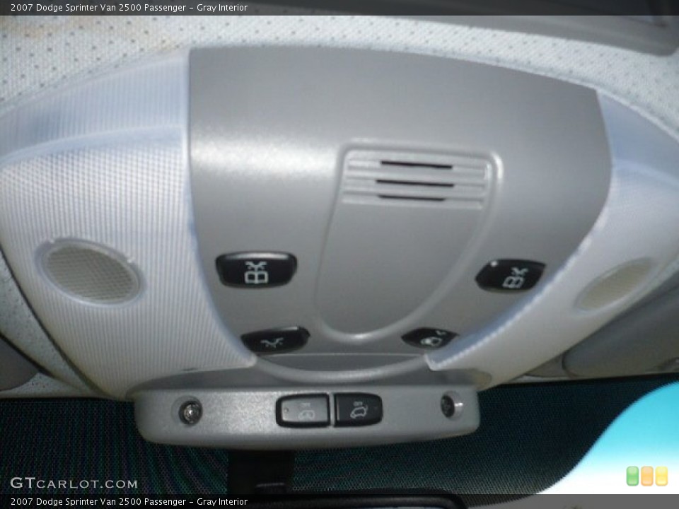 Gray Interior Controls for the 2007 Dodge Sprinter Van 2500 Passenger #55588378