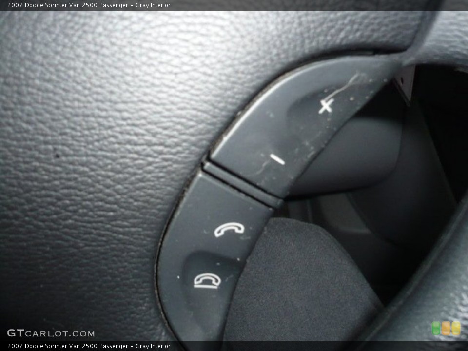Gray Interior Controls for the 2007 Dodge Sprinter Van 2500 Passenger #55588402