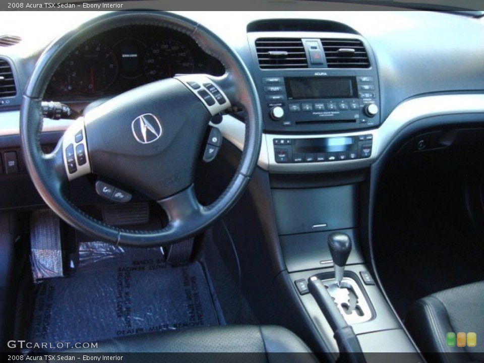 Ebony Interior Dashboard for the 2008 Acura TSX Sedan #55589608