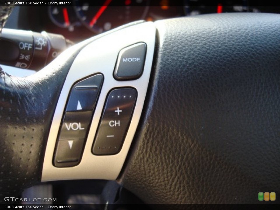 Ebony Interior Controls for the 2008 Acura TSX Sedan #55589647