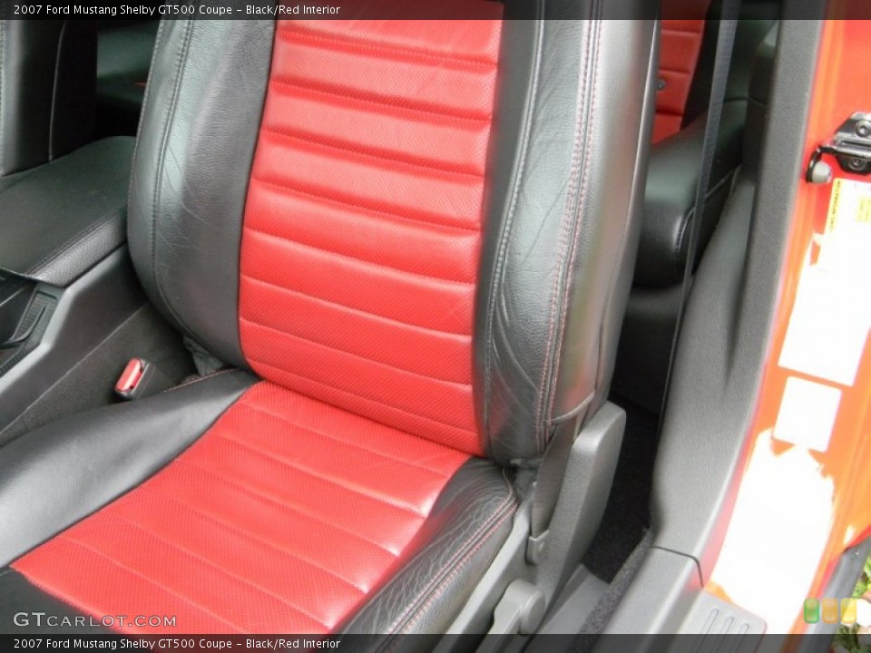 Black/Red Interior Photo for the 2007 Ford Mustang Shelby GT500 Coupe #55593463
