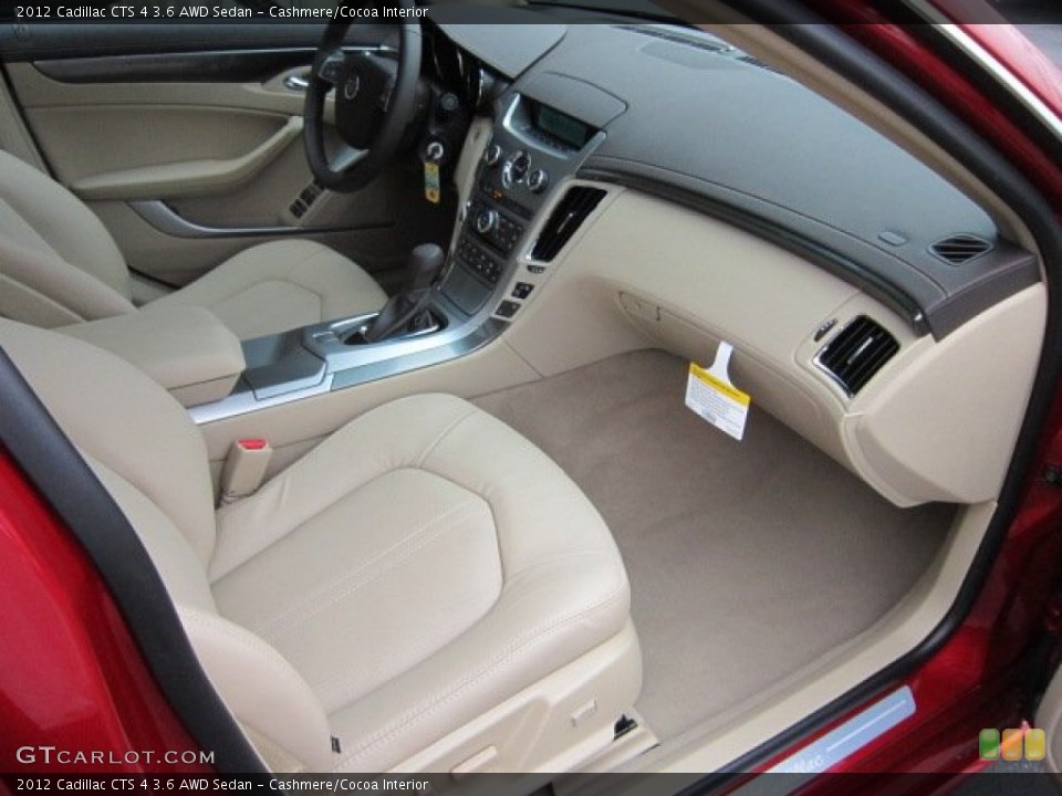 Cashmere/Cocoa Interior Photo for the 2012 Cadillac CTS 4 3.6 AWD Sedan #55593508