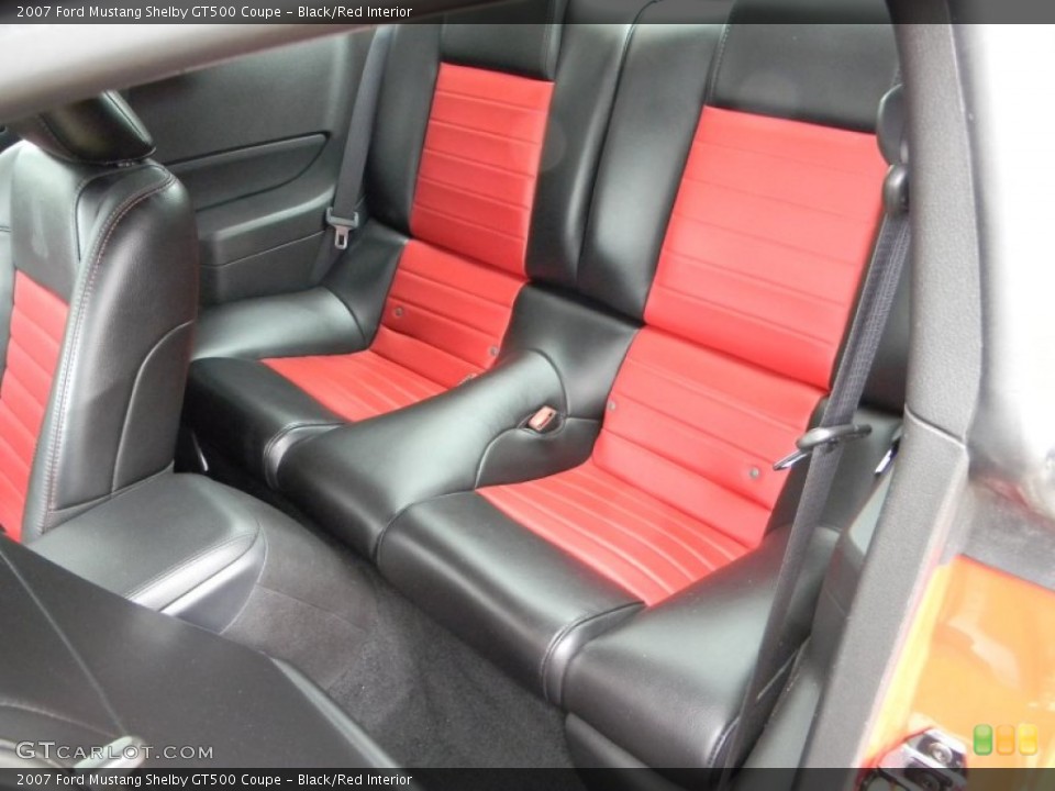 Black/Red Interior Photo for the 2007 Ford Mustang Shelby GT500 Coupe #55593554