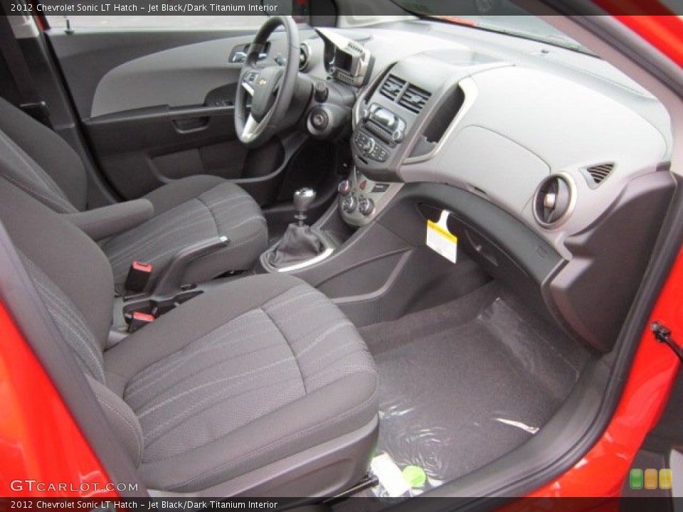 Jet Black/Dark Titanium Interior Photo for the 2012 Chevrolet Sonic LT Hatch #55593692